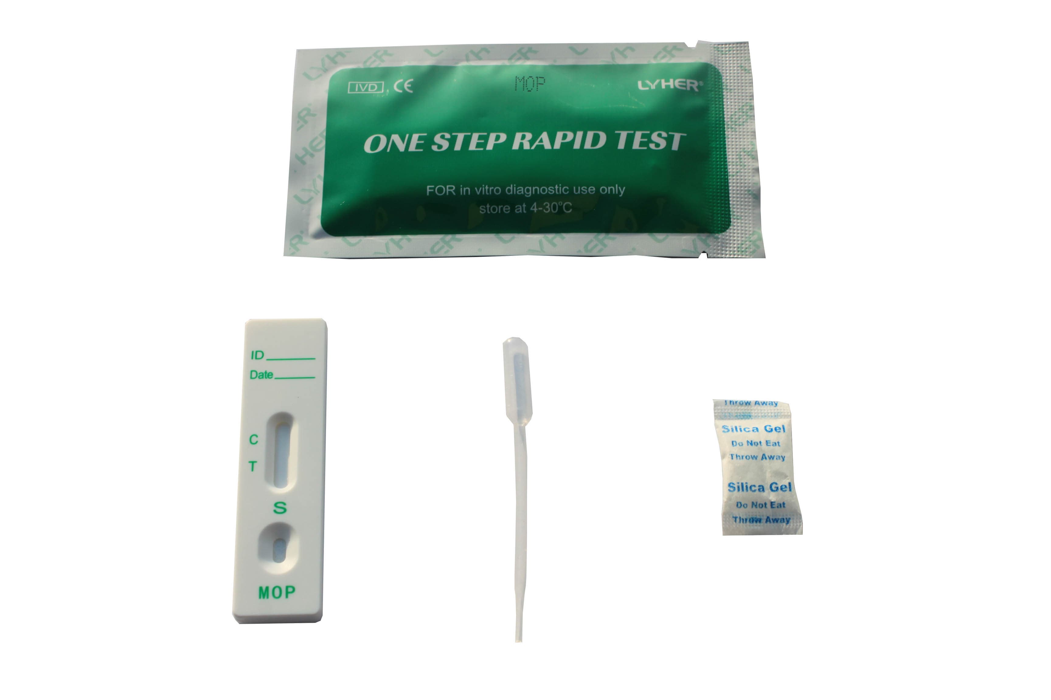 Drug Of Abuse Rapid Cassette Test_MOP Morphine Urine Test Cassette_Colloidal Gold